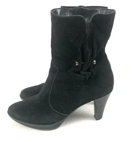 Paul Green Faux Fur Lined Suede Boots - Size 6