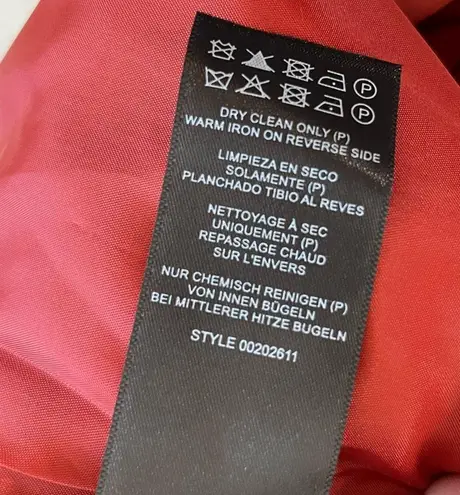 City Chic Blazer Essence Longline Jacket in Rust Orange-Red Sz 24 (XXL) NWT