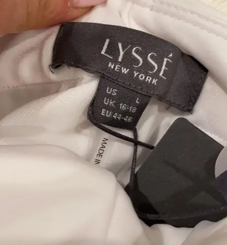 Lysse Maisie White Crop Fringed Ponte Pants