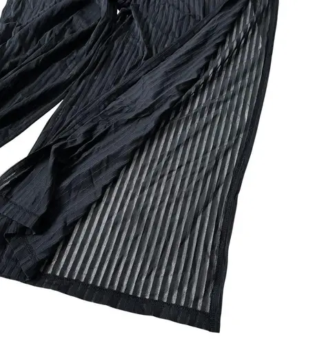 Beach Bunny Black Mesh Sheer Wrap Around Cover Up Pants Women One Size | 18-13