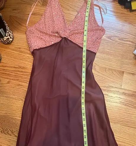 BCBG sequined halter dress Size 6