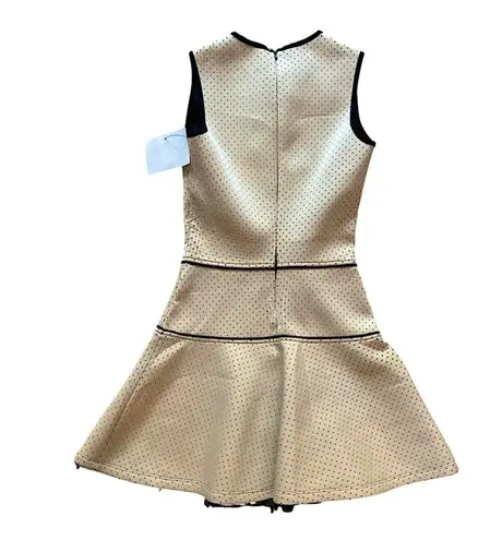 Red Valentino VINTAGE Fit & Flare Beige Cocktail Dress. Size 38, US 2/XS NWT