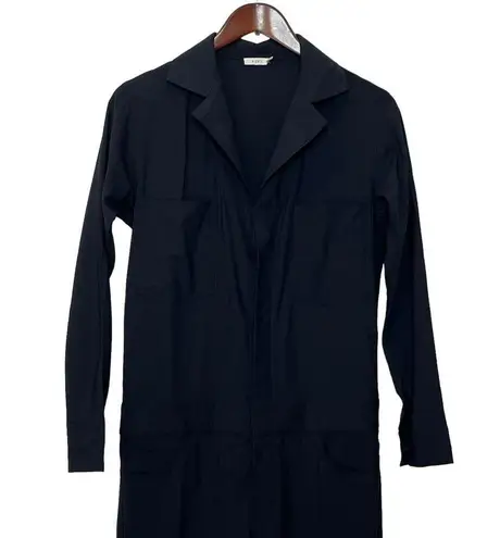 6397 Black Boilersuit Jumper Full Length Utility Fleece Wool Women’s Size XS