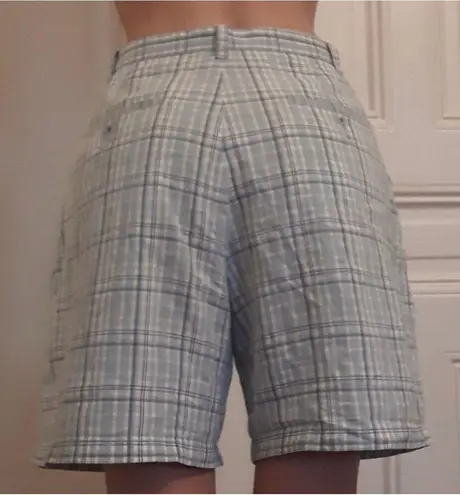 Charter Club ⛵ Vintage Plaid Linen Shorts ⛵