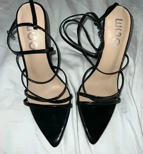 EGO Black pointed heel - Image 1