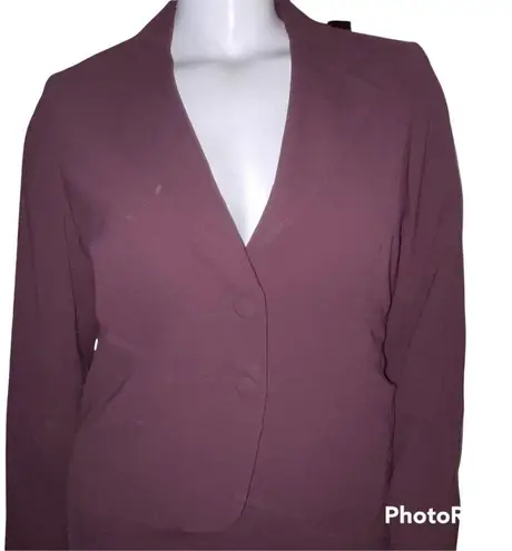 East 5th plum skirt suit