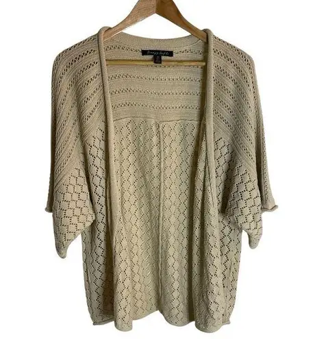 Jimmy's Surf Co. Cream Knit ladies cardigan cotton blend capsule old money Med Tan