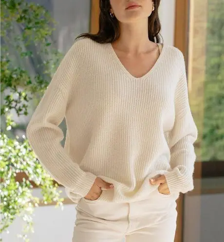 Jenni Kayne Cabin Sweater in Ivory S