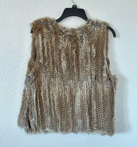 525 America classic fur vest Sz large