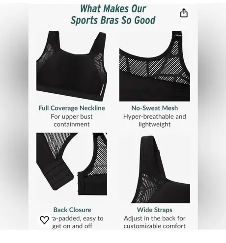 Glamorise Women's No-Sweat Mesh Sports Bra Wirefree #1068