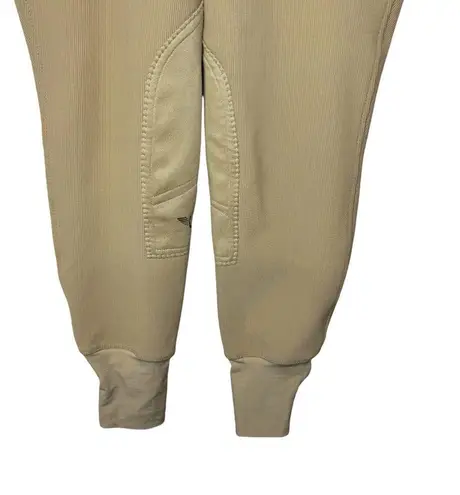 TuffRider Ribbed Knee Patch Breeches Tan Equestrian 32