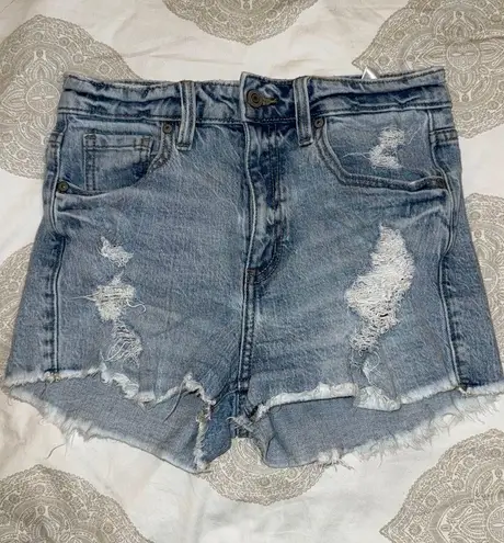 Eunina High Rise Denim Shorts