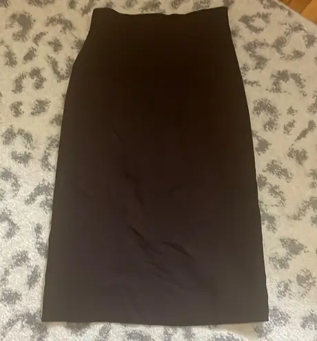 Anne Klein  100% wool brown midi pencil skirt size 6 petite