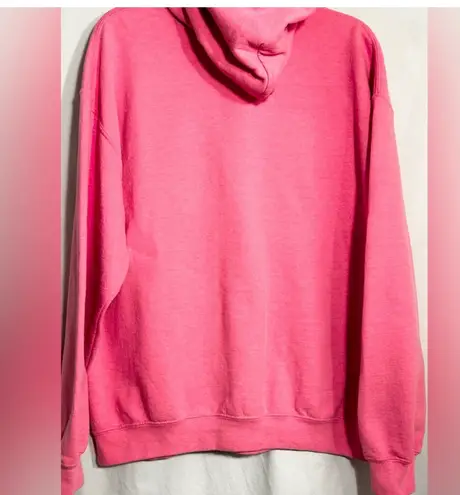 WOMENS LARGE BAWS PINK HOODIE HOODED SWEATSHIRT MISSING HOODIE DRAWSTRING