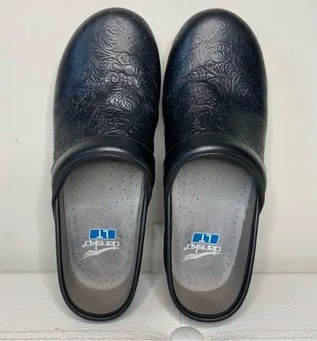 Dansko Professional Tooled Clog Black Size 37 US 6.5