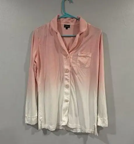 Cosabella Pink Ombre Button Down Shirt Small S