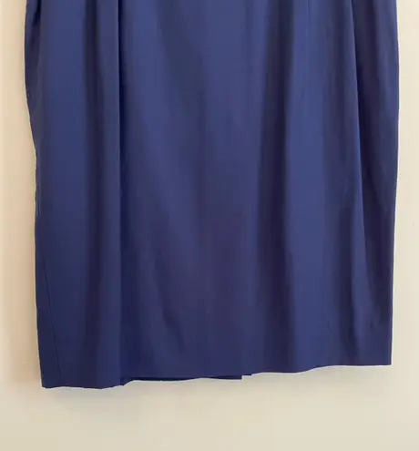 JH Collectibles dead stock rayon linen pencil skirt blue Women’s size 0 small