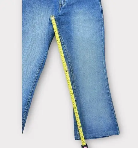 Jordache Vintage Jeans Women’s Size 28 Flare Leg Cropped Denim Classic Dungarees