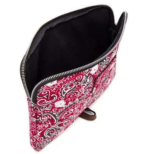 Marc Jacobs  Paisley 13" Computer Case in Chili Pepper Multi NEW