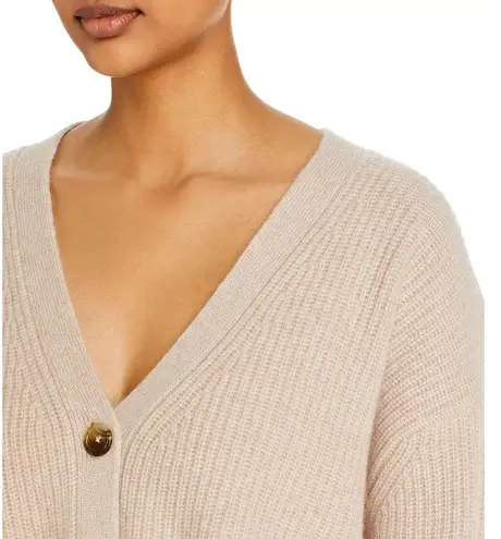 Bloomingdales C by Cashmere Ribbed Oversized Cashmere Cardigan Size L NEW