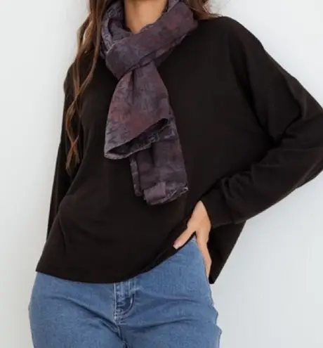 Boutique NEW "Full of Wonder" Dark Grey Wrap Long Shawl Scarf