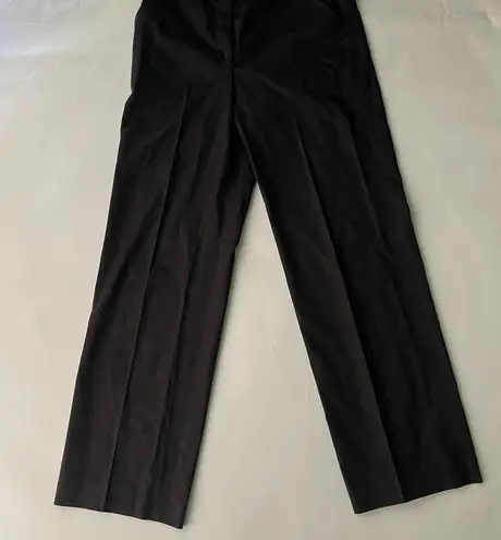 Giorgio Armani Black Wide-Leg High Waisted Dress pants