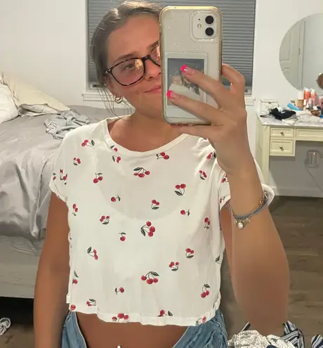 Full Tilt Cherry crop top 