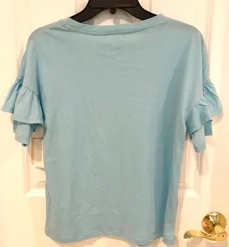 14th & Union Light Blue Blouse