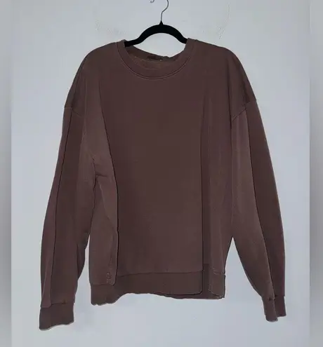 Nuuds OG Crewneck Sweatshirt L Chocolate Brown Size L