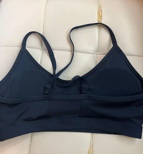 Gymshark Navy Blue Ruched Sports Bra