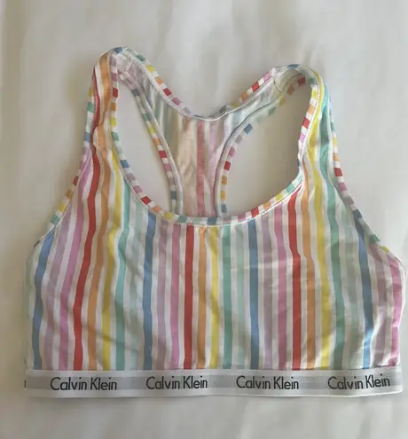 Calvin Klein Striped Bralette