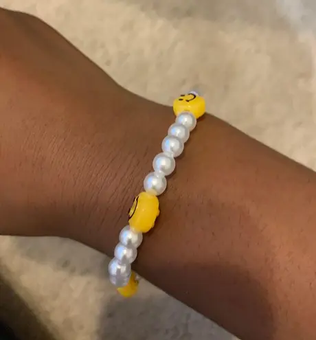 DAJ Danielle Fennell Pearl & Smiley Face Bracelet ( READ DESCRIPTION)