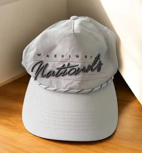 WASHINGTON NATIONALS MLB Unisex Throwback Retro Baseball Hat Cap White