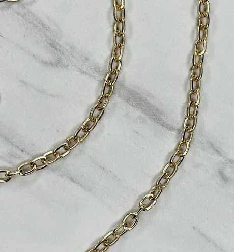 Gold Tone Chain Link Purse Handbag Replacement Strap ✨