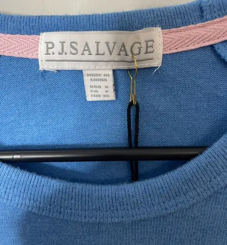 P.J. Salvage Don’t Hurry Be Happy Live Life Cozy Lounge Sweatshirt Pajama Top NWT