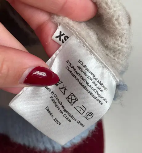 Baum Und Pferdgarten Courtney Autumn Tan Striped Pullover Sweater