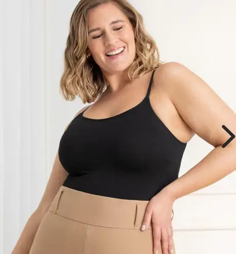 New Shapermint All Day Every Day Scoop Neck Cami Black Size 4X Stretch Shapewear