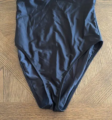 L'Agence L’AGENCE Remi One-Piece Swimsuit, Black, Size Medium, $225