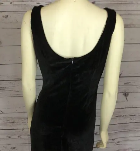Miss ord Sexy Formal Velvet High Split Ruched Long Bodycon maxi dress size XL