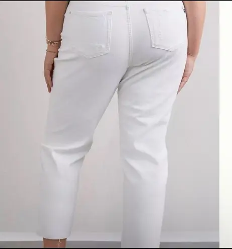 Pilcro and the Letterpress Anthropologie The Borrowed Boyfriend Jeans White 24P