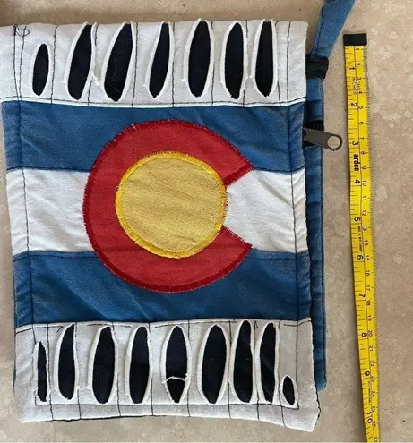 Colorado Flag Themed small to medium sized shoulder bag by Rising International.