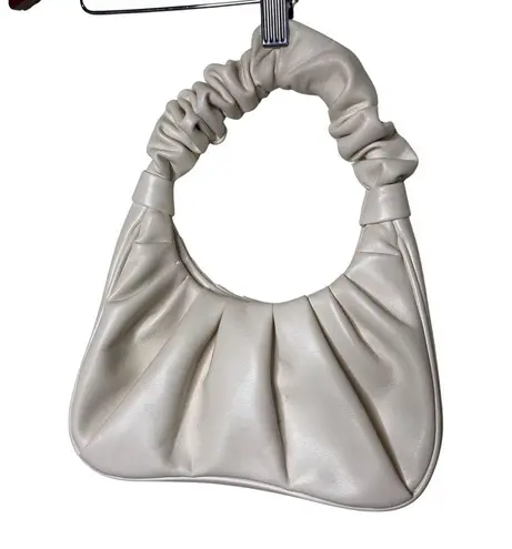 JW Pei GABBI RUCHED HOBO HANDBAG - IVORY