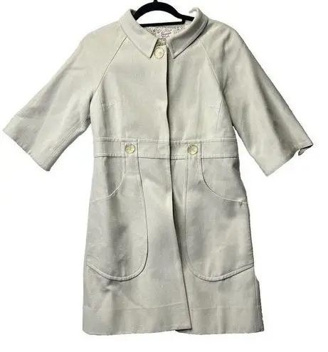 Penguins Original by Munsingwear Coat Size 4 Mod Go Go Preppy Classic Silk Blend