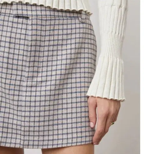 Rails Prim Lilac Plaid Skirt Size 10 NEW with tags