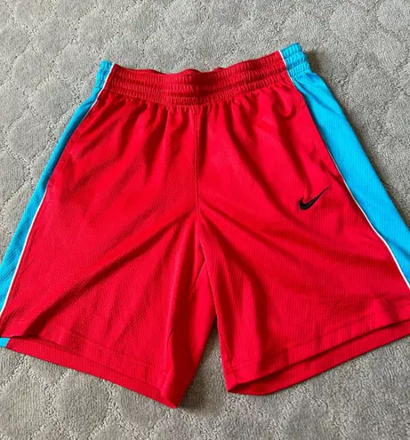 Nike Red And Blue  Basketball Shorts