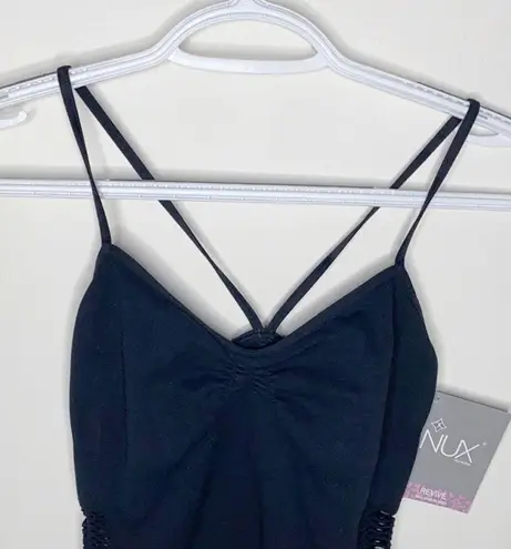 Nux black mesh side cutout active tank size S