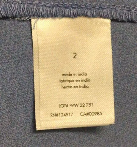 We Wore What NWT Blue Satin Charmeuse Cowl Neck Spaghetti Strap Slip Dress S