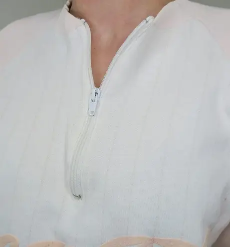 Coca-Cola Vintage 80s Pink Half Zip Sweatshirt