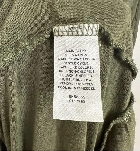 Chelsea 28 Nordstrom Midi Cutout Slip Dress Army Green XXL EUC