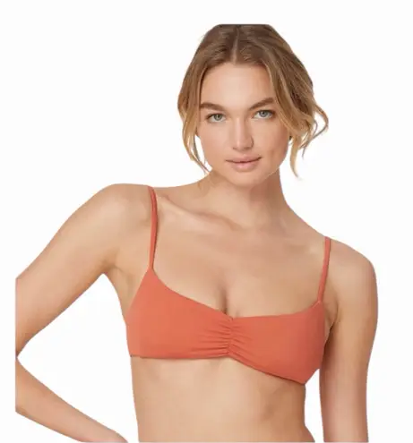 ANDIE Swim the Symi Bikini Top NWT size Medium in Cedar Ruched Front Swimsuit